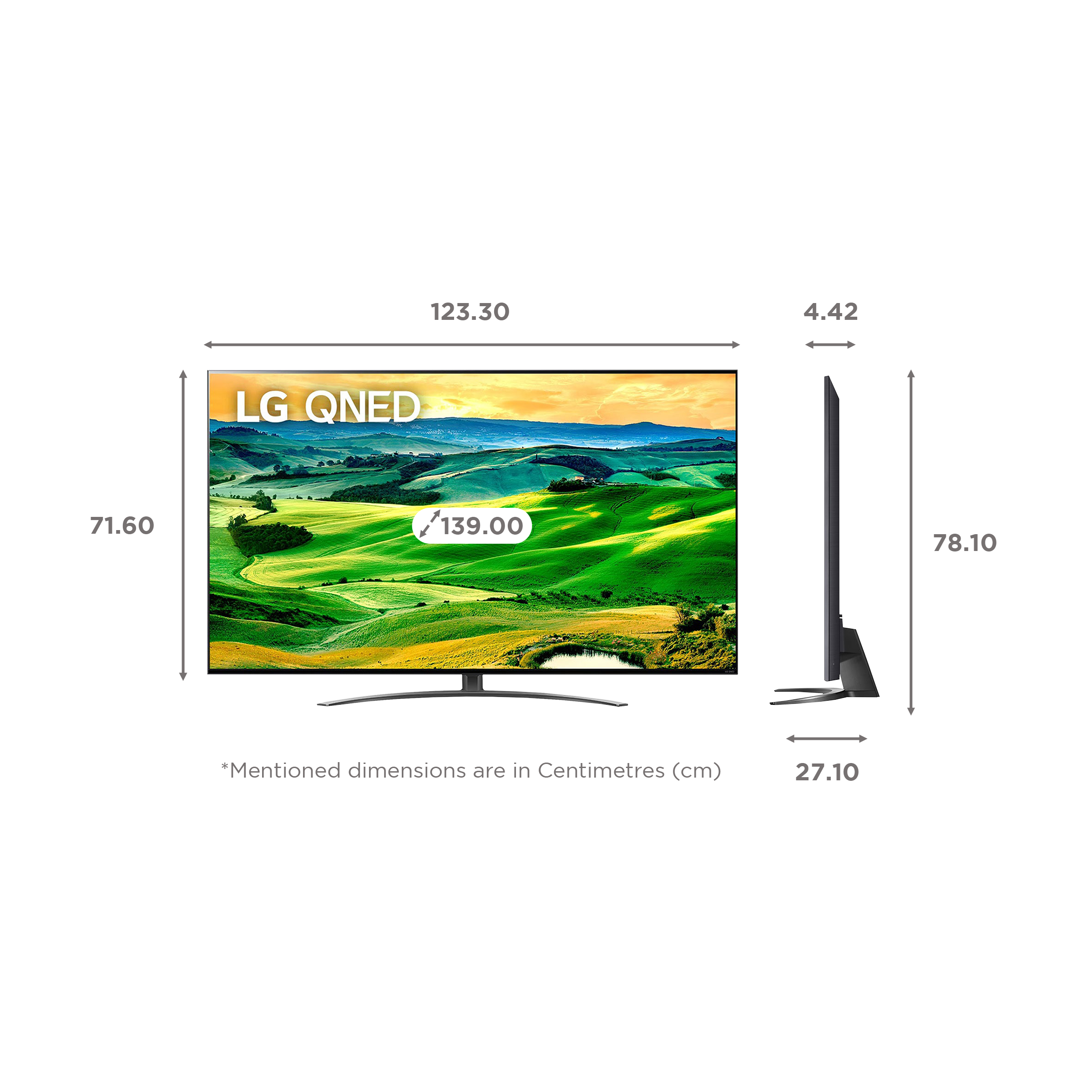 Buy LG QNED81 139 cm (55 inch) 4K Ultra HD QNED WebOS TV with LG Voice